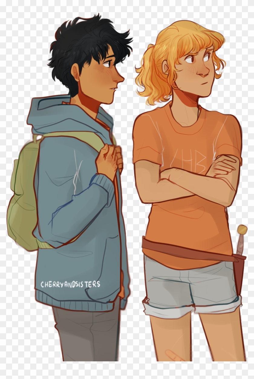 Fetus Demigods &lt - Percy And Annabeth Draw Clipart #5506899