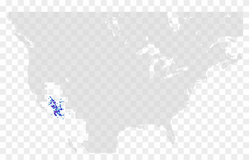 Base Map Where Plant Found - Puerto Rico To New York Map Clipart