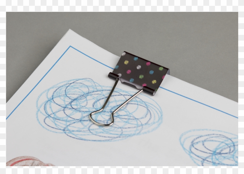 Chalkboard Brights Medium Binder Clips - Sketch - Png Download #5507765