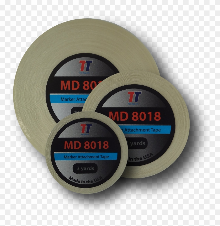 Md 8018 Is A Clear Adhesive With A Generous Coating - Label Clipart #5507767