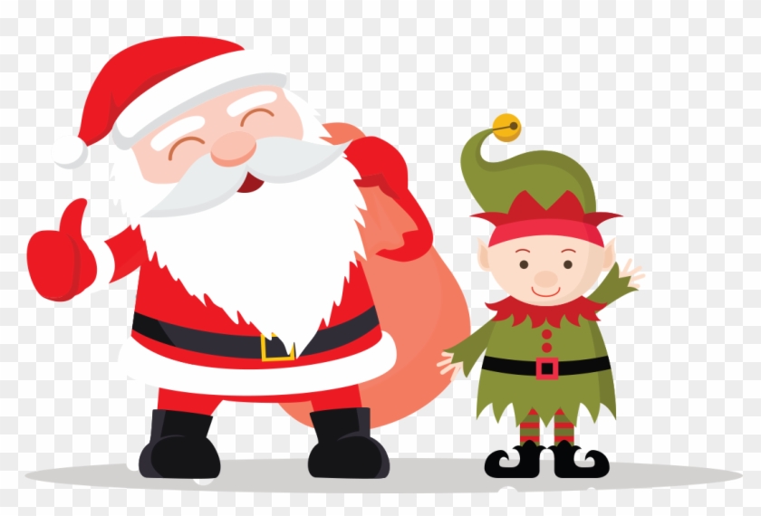 Noel E Noelito - Vector Santa Png Clipart