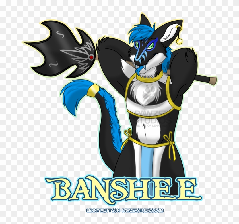 Banshee Badge - Cartoon Clipart #5508429