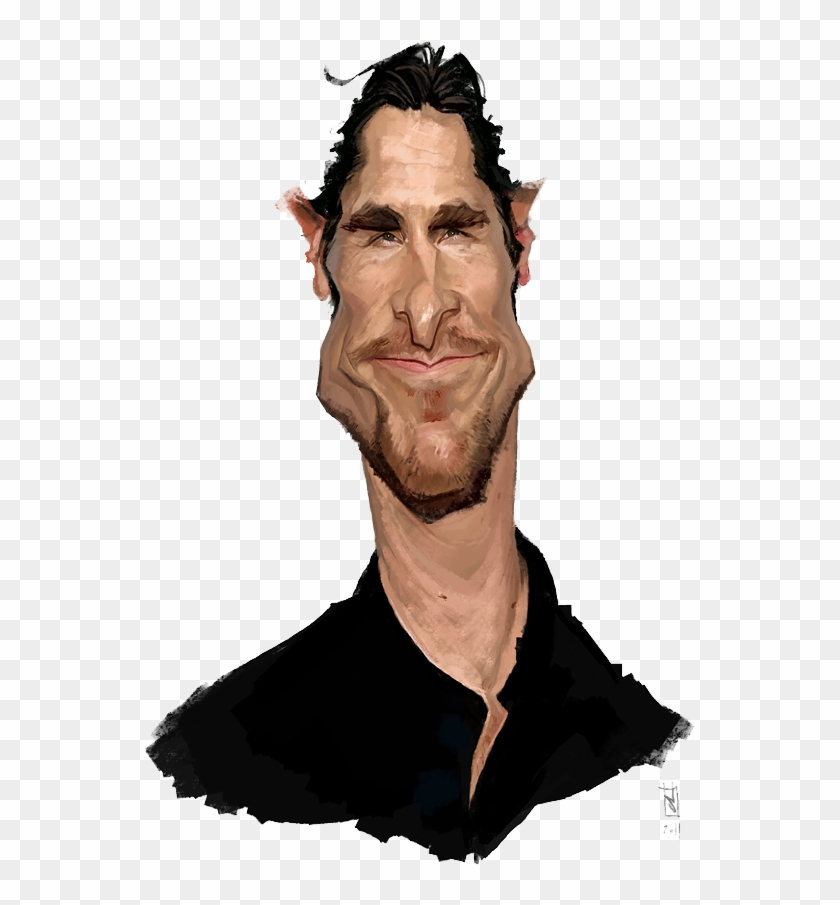 Download Christian Bale Png Image For Designing Use - Caricatures Of Alberto Russo Clipart #5508543