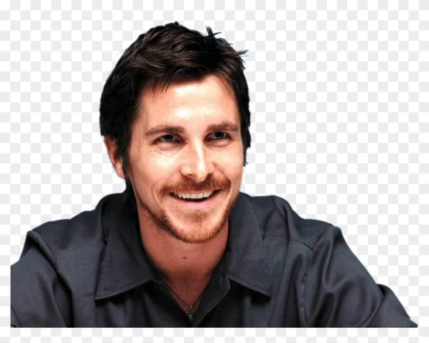 Christian Bale Smiling - Keanu Reeves Christian Bale Clipart #5509068