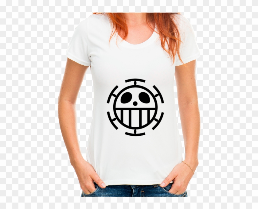 Trafalgar Law Logo Women's T-shirt - Logo Trafalgar Law Png Clipart #5509071