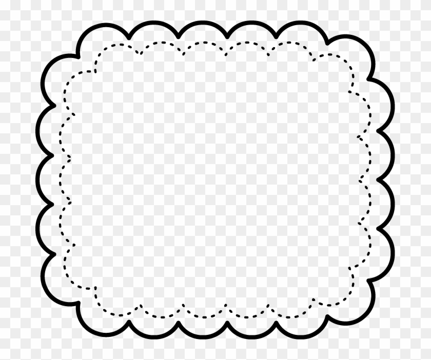 Clipart Freeuse Free Printable Oh My First Communion - Cute Frame Black And White - Png Download #5509073