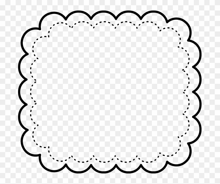 Clipart Freeuse Free Printable Oh My First Communion - Cute Frame Black And White - Png Download