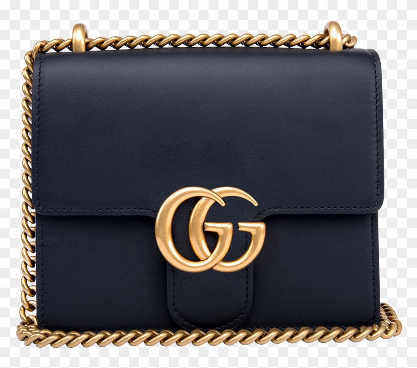Gucci Gg Marmont Calfskin Leather Shoulder Bag - Gg Marmont Mini Leather Shoulder Bag Clipart