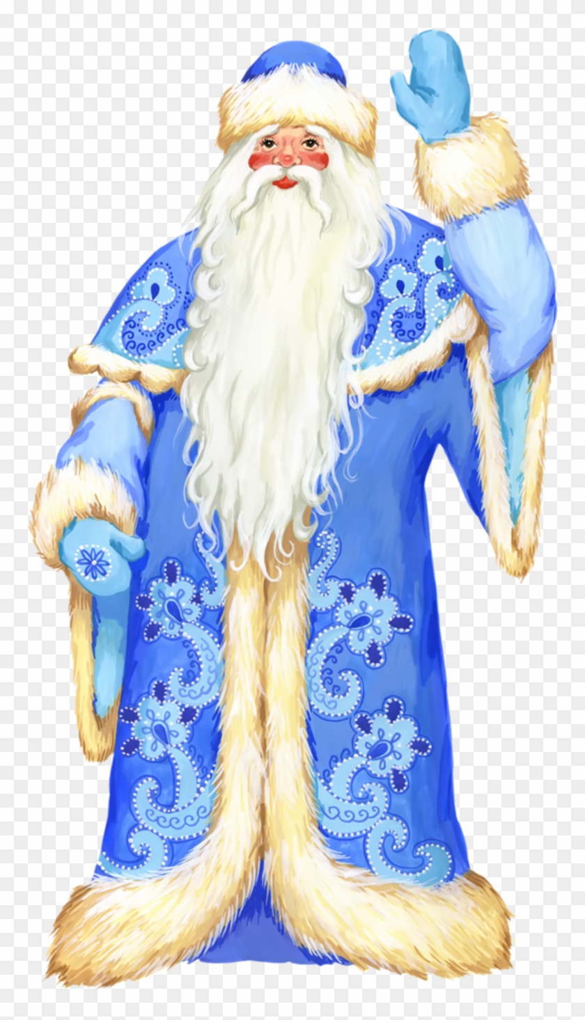 Santa Blue Clipart #5509308
