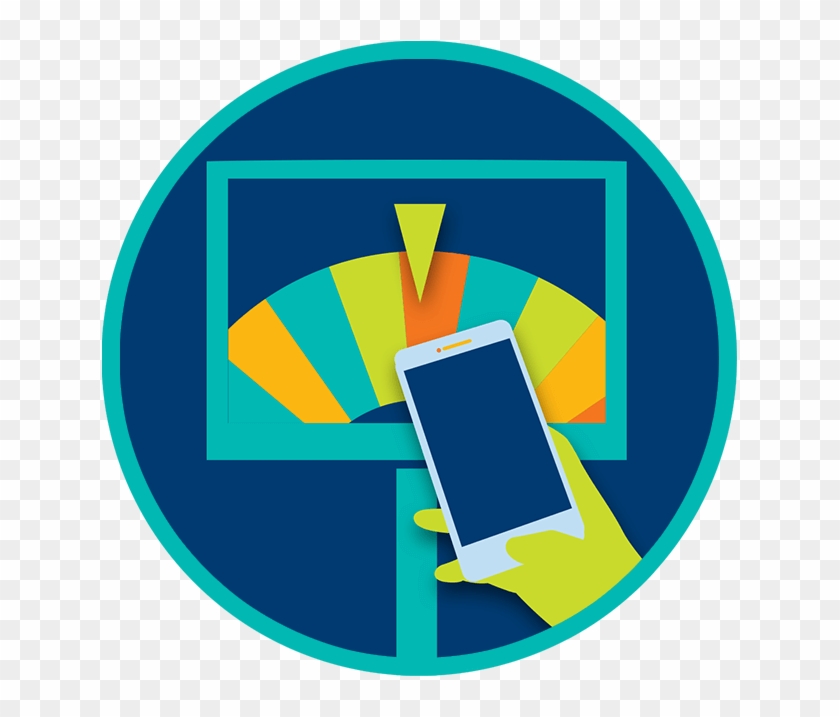 A Monitor Displays A Multicoloured Prize Wheel With - Saga Heads Or Tales Cd Clipart