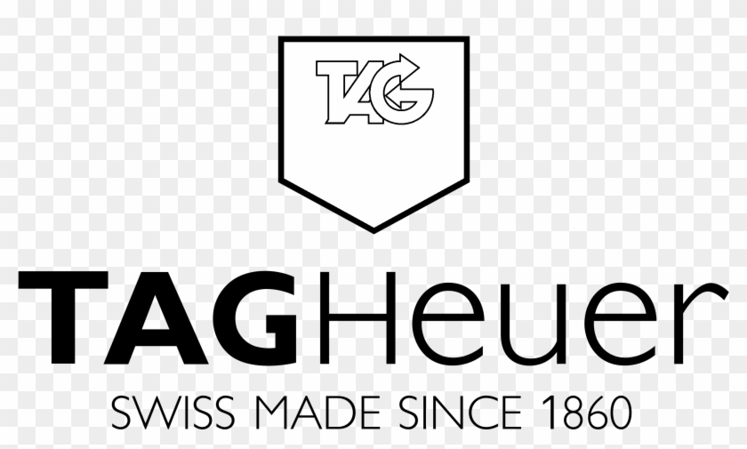 Tag Heuer Logo Black And White - Tag Heuer Clipart #5509966