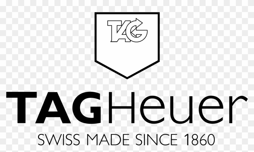 Tag Heuer Logo Black And White - Tag Heuer Clipart