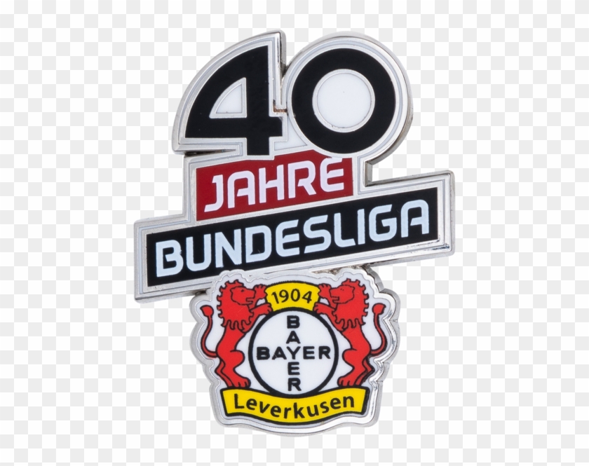 Pin 40 Years Bundesliga - Label Clipart