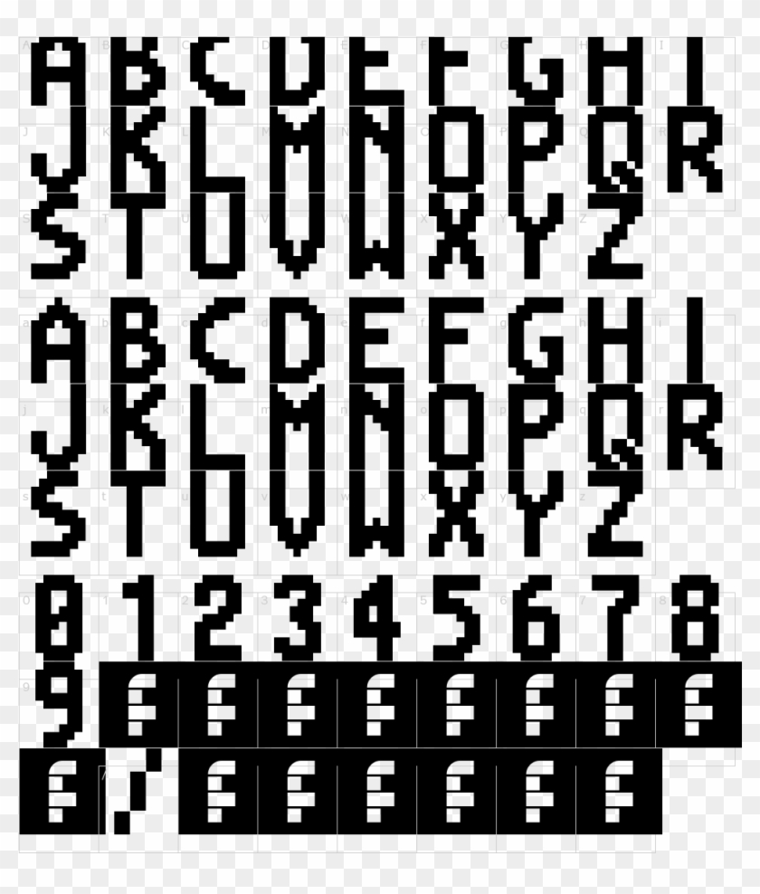 Mega Man - Calligraphy Clipart