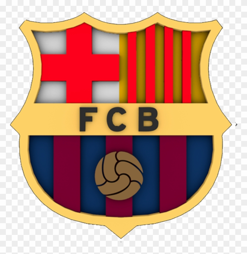 Fcbarcelona Sticker - Barcelona Logo Dream League Png Clipart