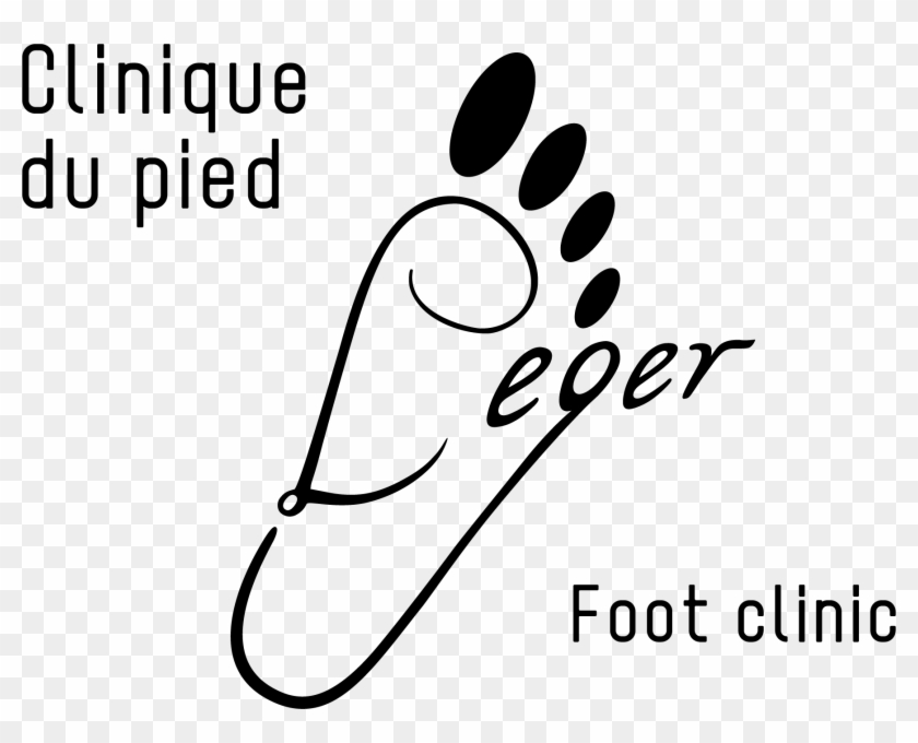 Clinique Du Pied Leger - Line Art Clipart