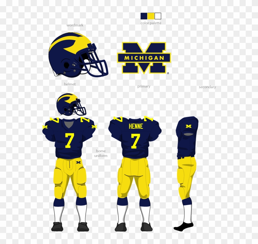 Michigan Football - University Of Michigan Clipart #5511793