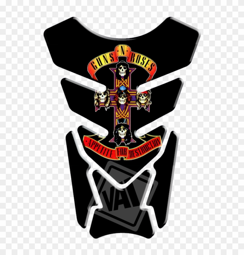 Adesivo Protetor De Tanque Guns N' Roses - Guns N Roses Appetite Clipart #5512484