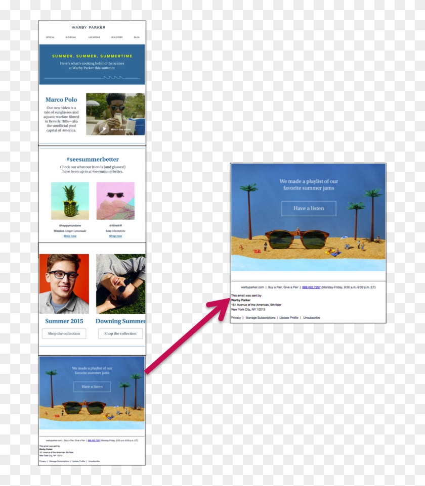 Warby Parker Used Spotify For Content Marketing - Flyer Clipart