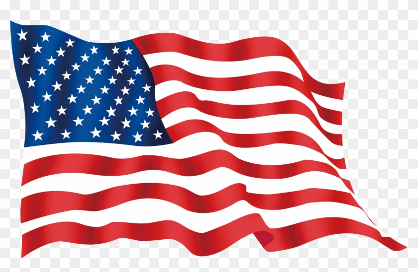 United Of American States Flag The Clipart - Usa Flag Png Transparent Png #5513201