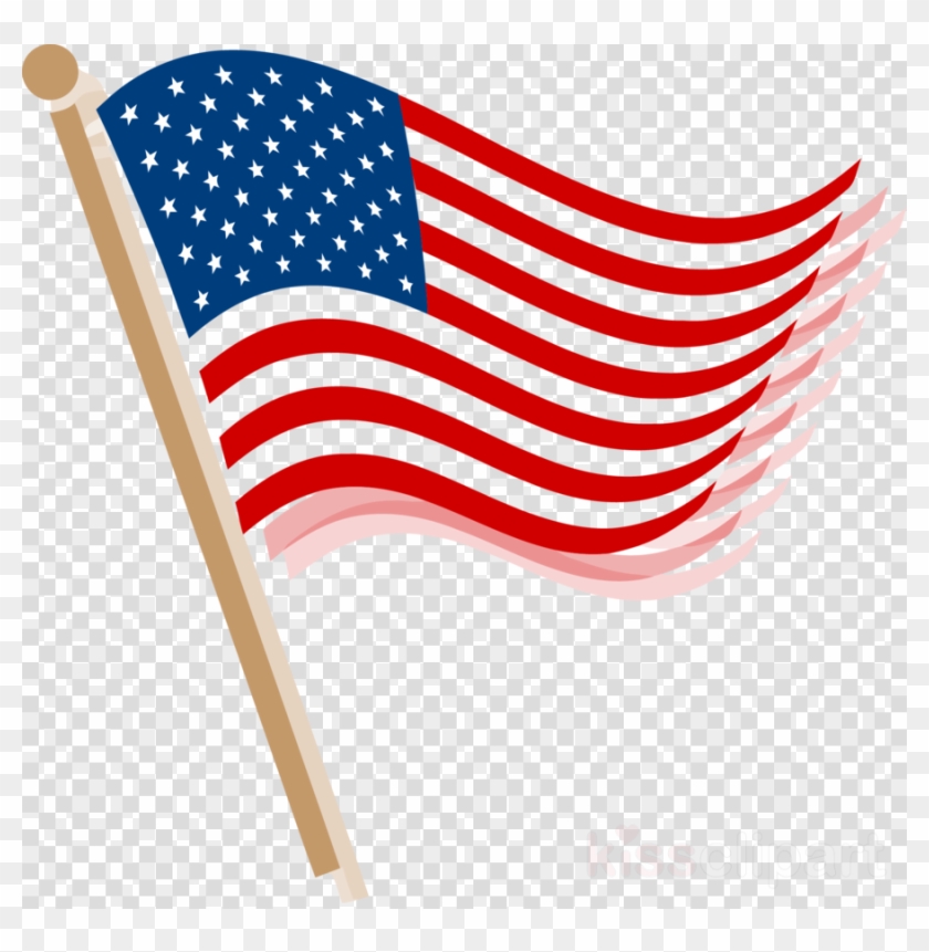 Line Font Png Image - Transparent American Flag Clip Art