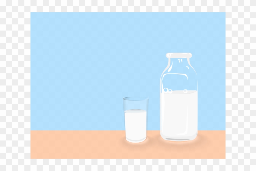 Glass Of Milk Clipart - Plastic Bottle - Png Download #5513357