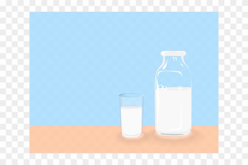 Glass Of Milk Clipart - Plastic Bottle - Png Download