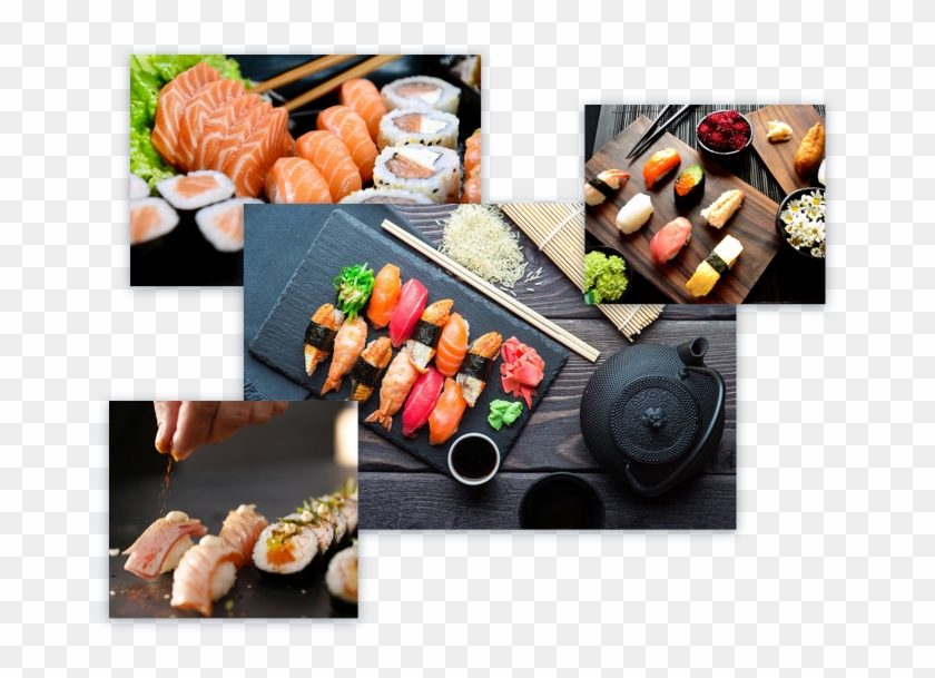 Sushi Delivery Transparent Background - Sushi Meshuga Clipart #5513482