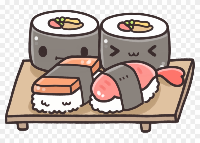 Cool Website Goodies Sushi Cartoon, Cute Cartoon Food, - Kawaii Cartoon Sushi Clipart #5513581