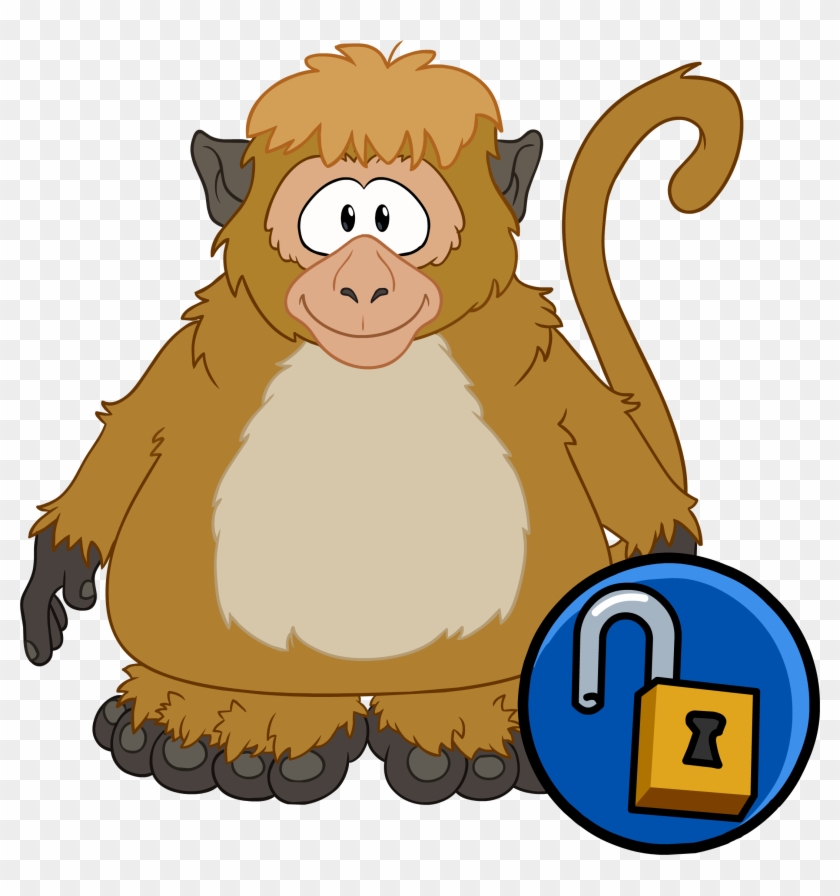 Monkey Club Penguin Wiki Fandom Powered By - Club Penguin Monkey Clipart #5513583