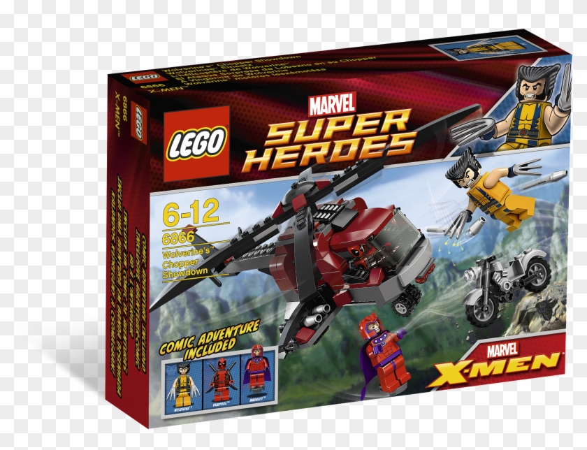 6866 Alt1 - Lego Wolverine Chopper Showdown Clipart #5513988