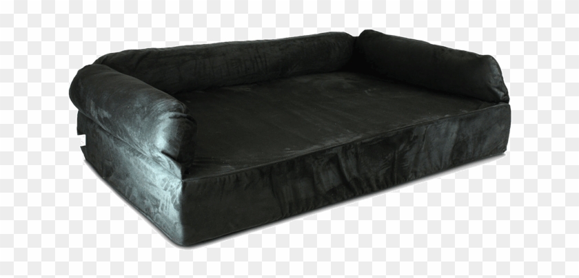 Black Memory Foam Dog Bed Sofa - Couch Clipart #5514125
