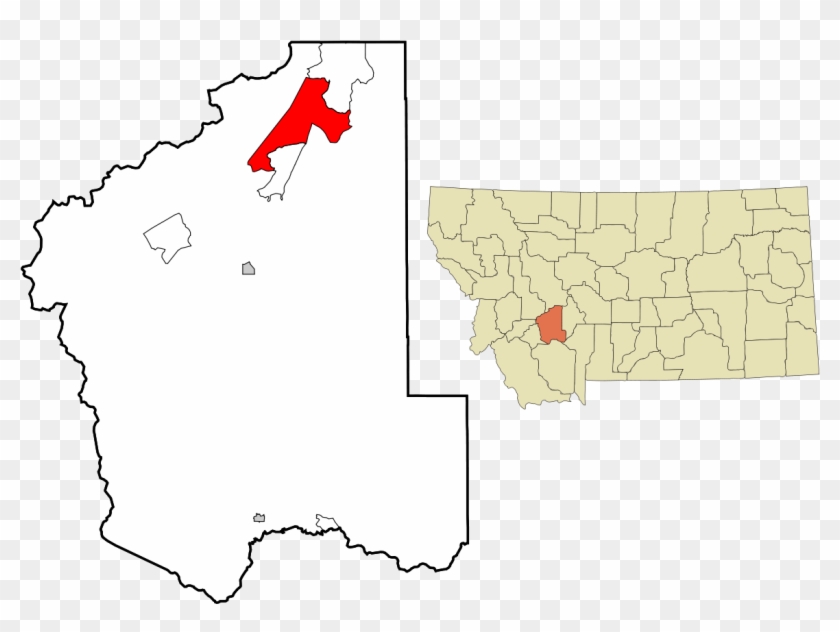 Montana County Map Elegant Clancy Montana Map Clipart (5514232) PikPng