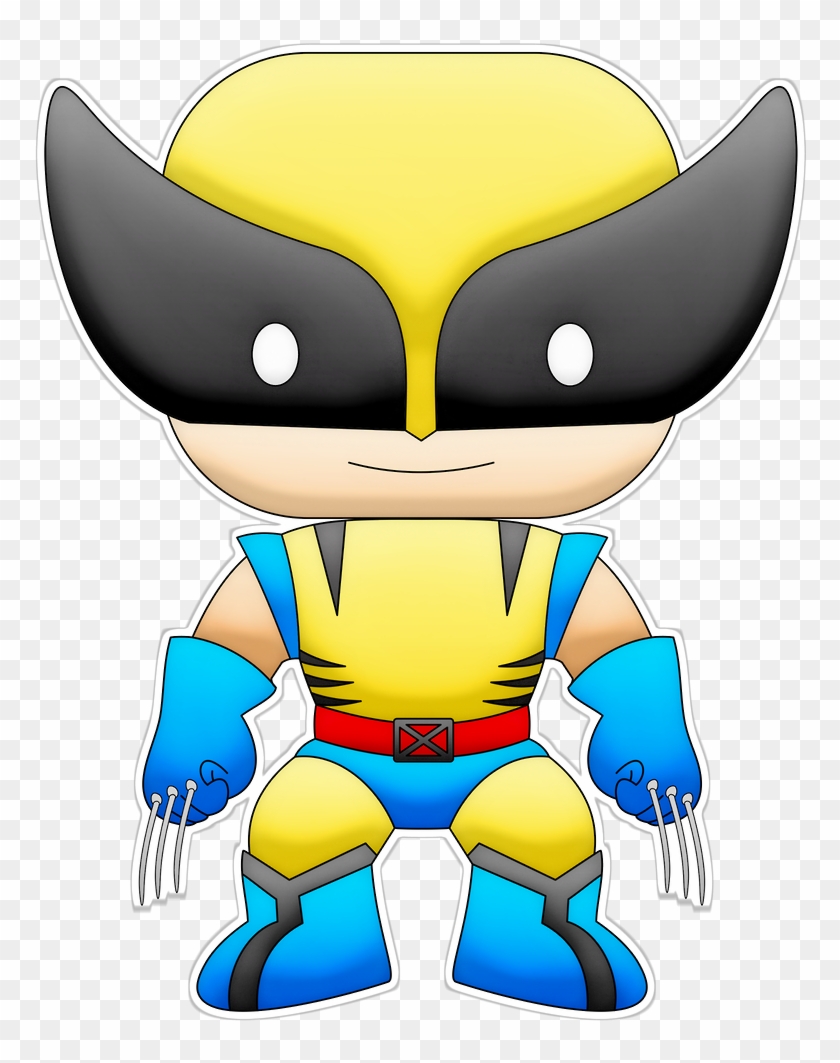 Volverine Minus Printable Downloadable Templates Pinterest - Baby Avengers Cartoon Png Clipart