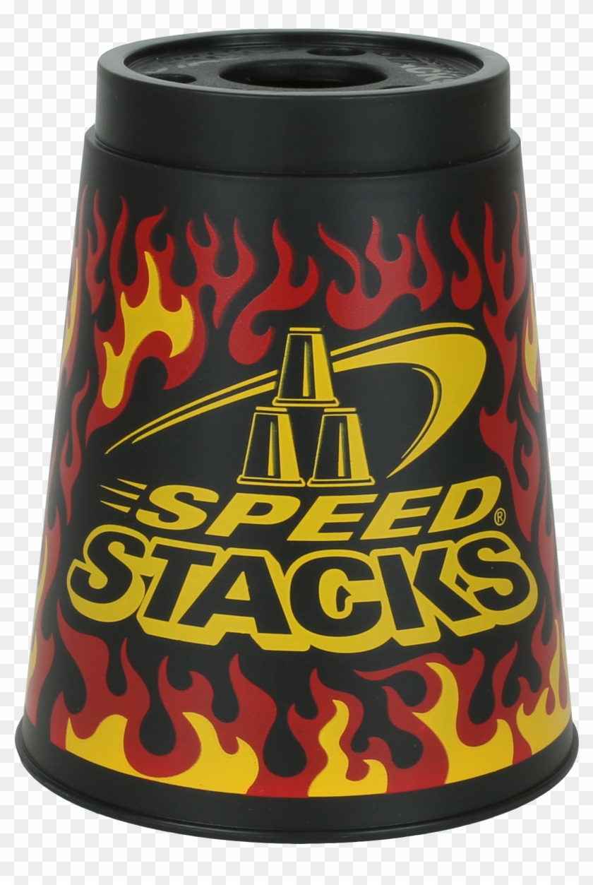 Black Flames St Cup - Black Speed Stacks Cups Clipart #5514421