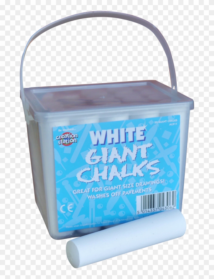 Chalk, Giant, White - Box Clipart #5515554