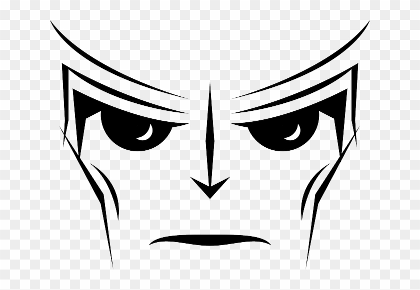 Android, Alien, Eyes, Face, Monster, Stern Clipart