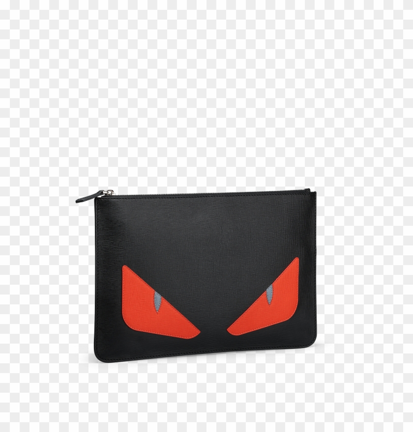 Buggies Pouchgrainy Calfskin Pouch Or Tablet Case With - Red Eyes Fendi Clipart