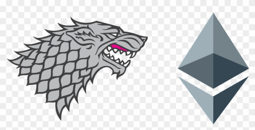 Housestark Ethereum - House Stark Logo Png Clipart