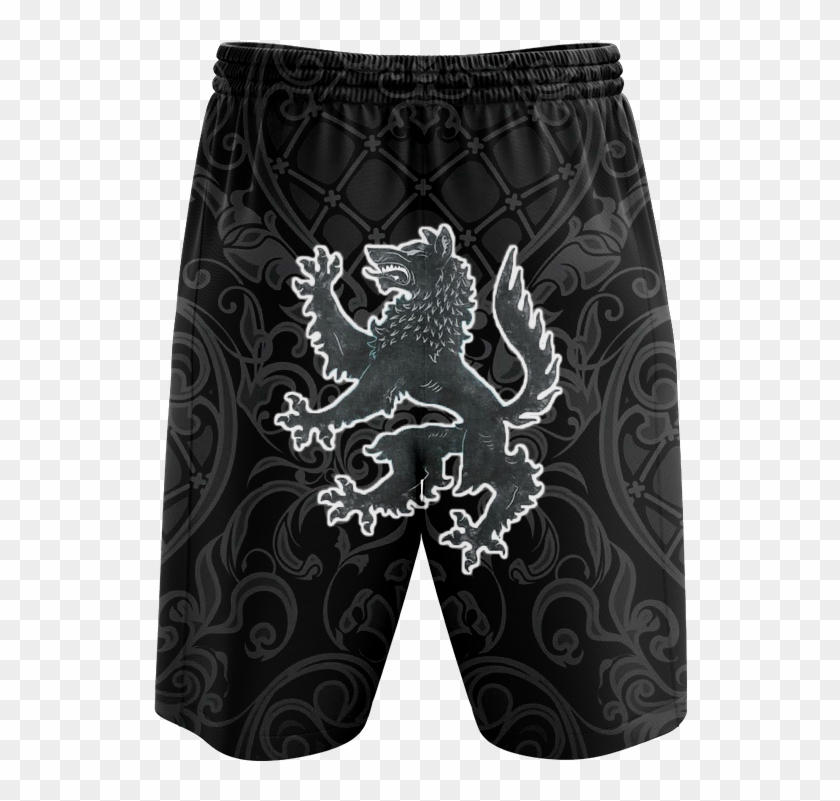 House Stark Direwolf Game Of Thrones Beach Shorts Fullprinted - Board Short Clipart