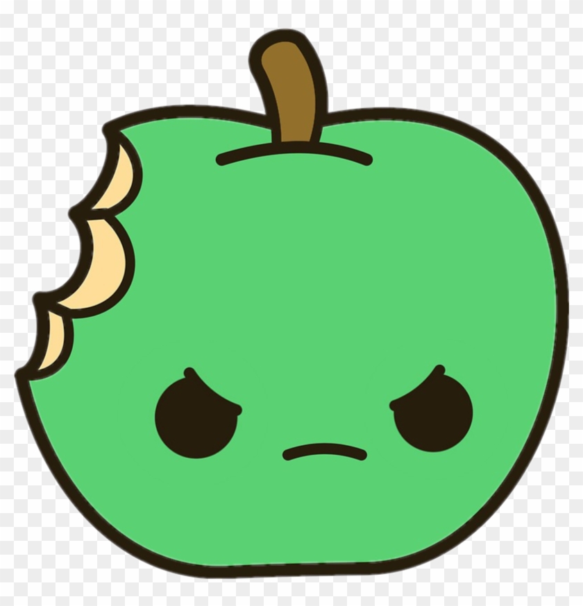 View Angery , - Sad Apple Cartoon Clipart