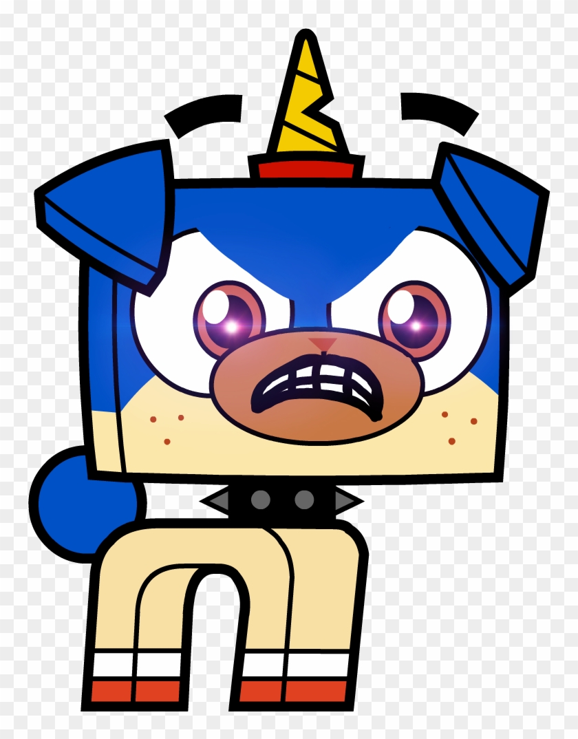 Angery Sticker - Puppy Corn From Unikitty Clipart #5516958