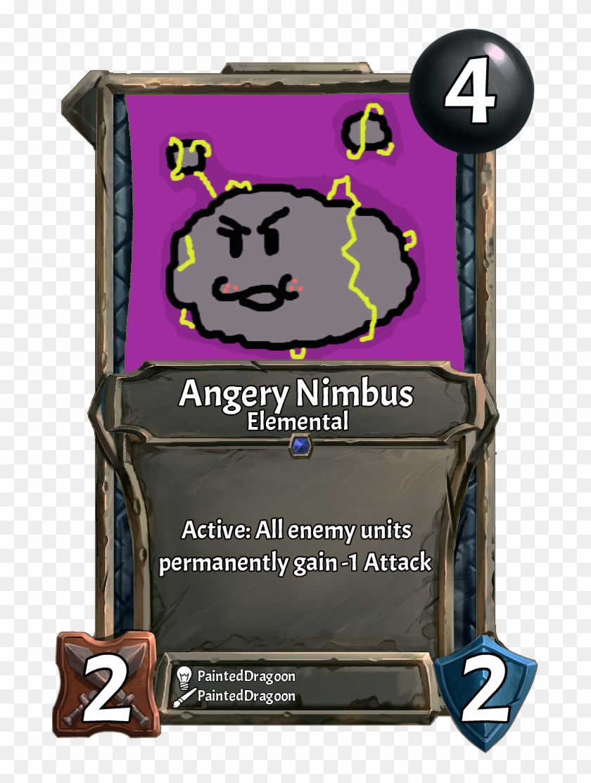 [card] Angery Nimbusweek - Portable Network Graphics Clipart