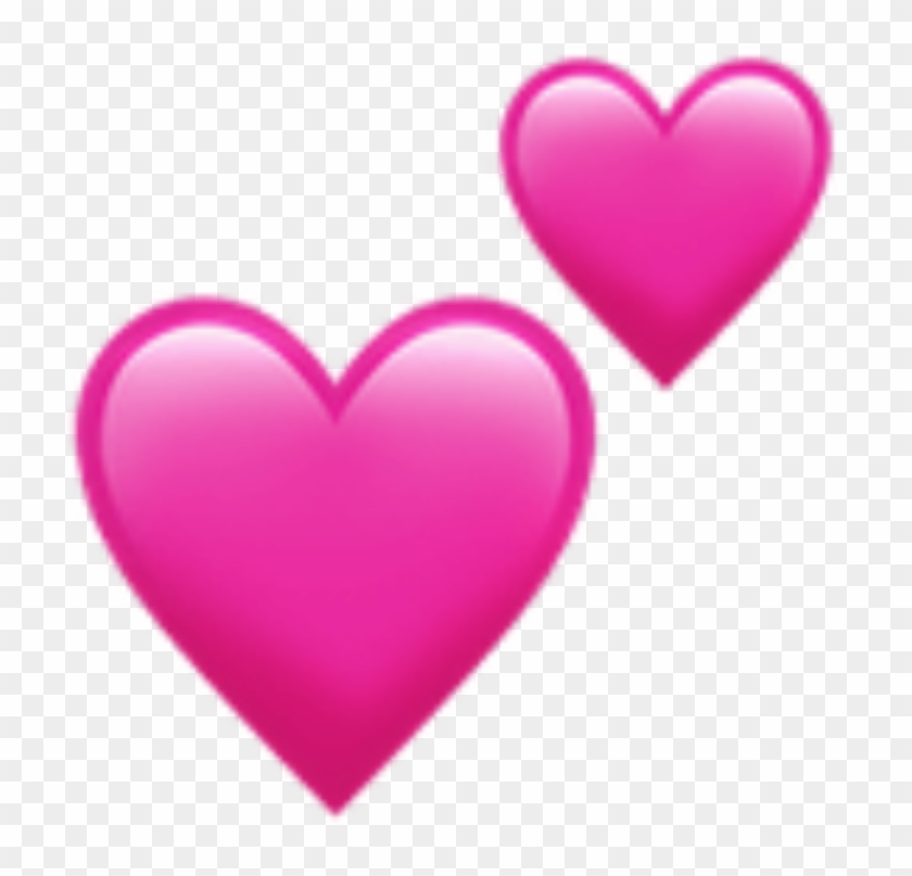 #corazon #corazones #stikers #emoji #emojis #emojiscorazones - Transparent Background Pink Heart Emoji Clipart #5517255