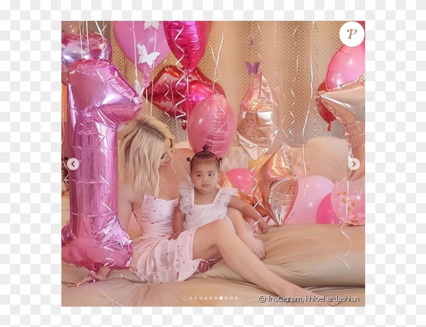 Khloé Kardashian Fête Les 1 An De Sa Petite Fille True - Anniversaire De True Thompson Clipart #5517518
