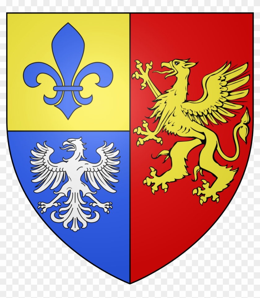 Blason Ville Fr Saint Bonnet Le Château - Griffon Blason Clipart