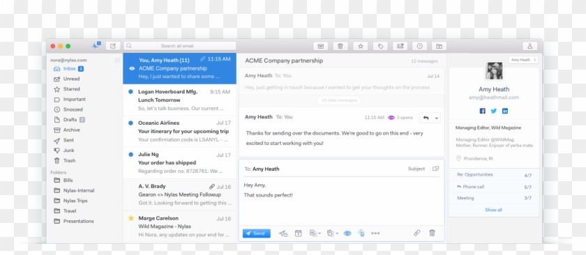 Introducing Nylas Mail - Mail Client Linux Clipart