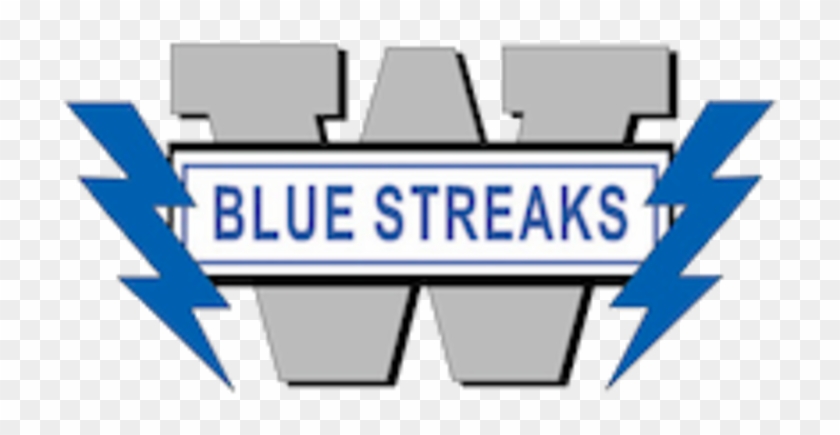 Woodstock High School Blue Streaks Clipart #5517863