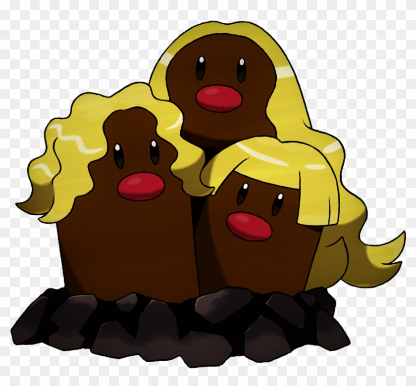 Dugtrio Alola Png - Pokemon Diglett Alola Form Clipart