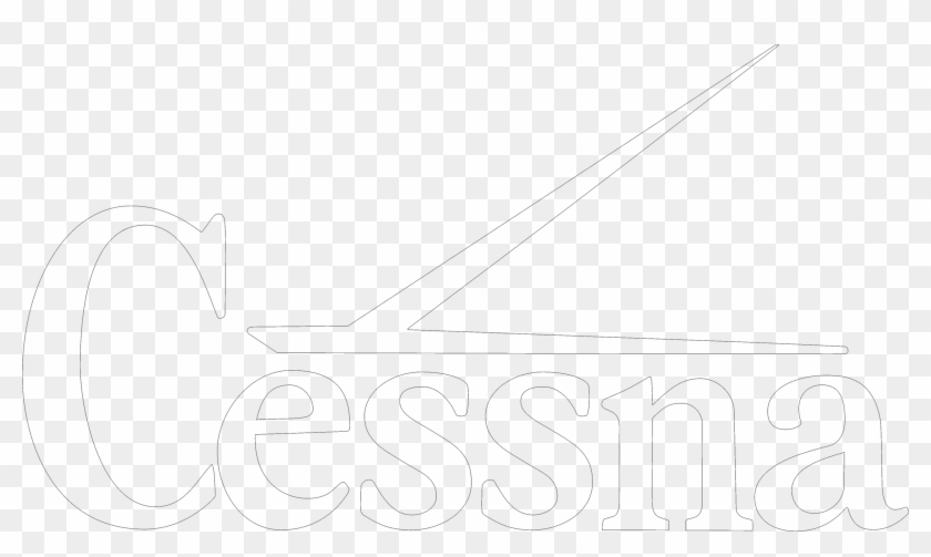 Cessna Wing Left 600dpi Transp - Line Art Clipart #5517901